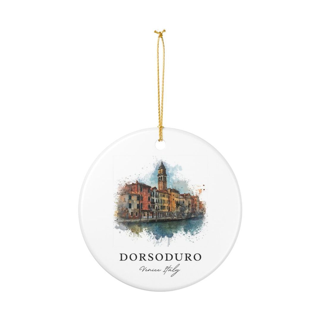 Dorsoduro Venice Italy Ornament: Unique Dorsoduro Venice Souvenir, Dorsoduro Venice Italy Xmas Decor, and Authentic Dorsoduro Venice Gift