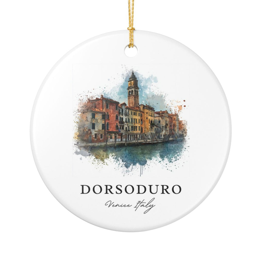 Dorsoduro Venice Italy Ornament: Unique Dorsoduro Venice Souvenir, Dorsoduro Venice Italy Xmas Decor, and Authentic Dorsoduro Venice Gift