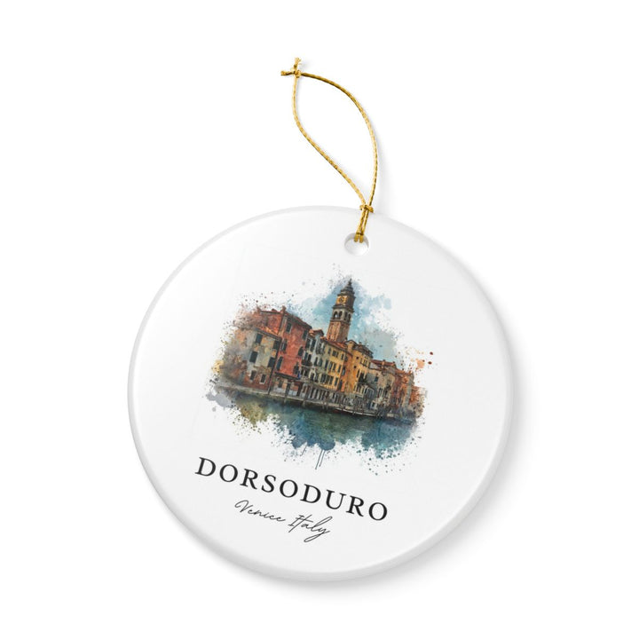 Dorsoduro Venice Italy Ornament: Unique Dorsoduro Venice Souvenir, Dorsoduro Venice Italy Xmas Decor, and Authentic Dorsoduro Venice Gift