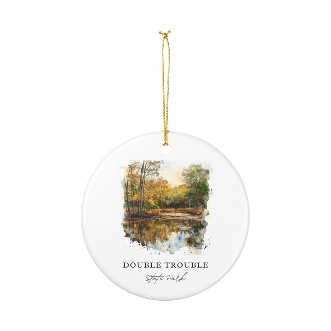 Double Trouble State Park USA Ornament: Unique Double Trouble State Park Souvenir, Double Trouble State Park USA Xmas Decor, and Authentic Double Trouble State Park Gift