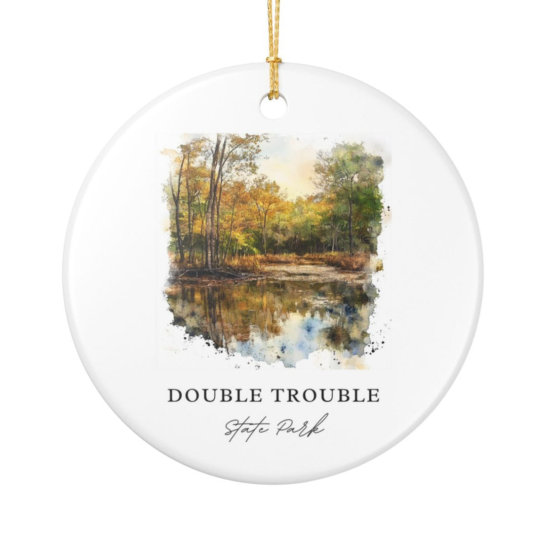 Double Trouble State Park USA Ornament: Unique Double Trouble State Park Souvenir, Double Trouble State Park USA Xmas Decor, and Authentic Double Trouble State Park Gift