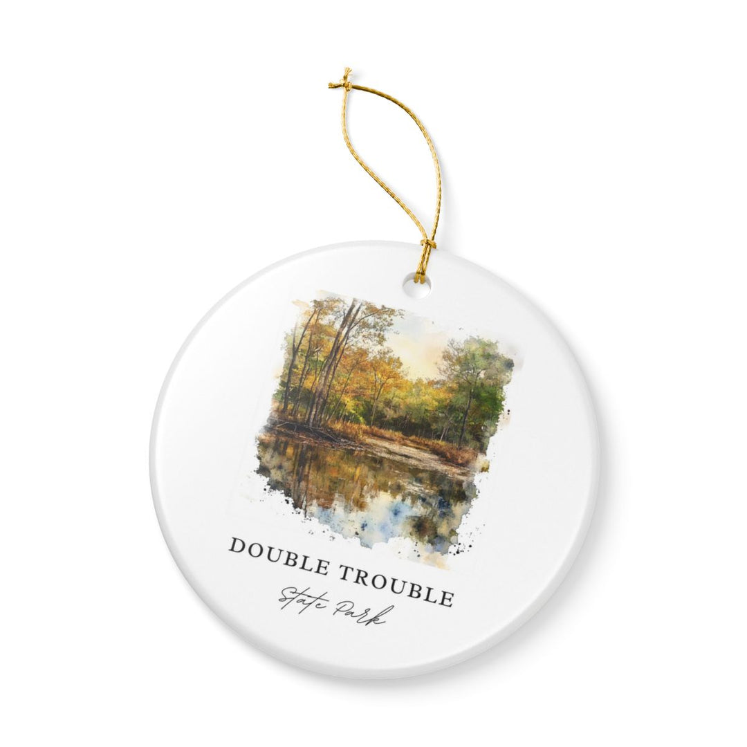 Double Trouble State Park USA Ornament: Unique Double Trouble State Park Souvenir, Double Trouble State Park USA Xmas Decor, and Authentic Double Trouble State Park Gift