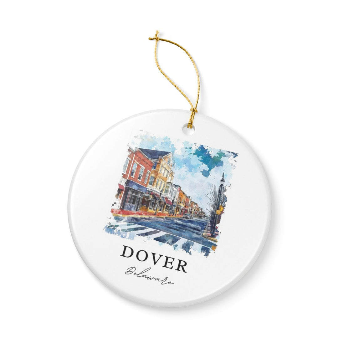 Dover Delaware Ornament: Unique Dover Delaware Souvenir, Dover Delaware Xmas Decor, and Authentic Dover Delaware Gift