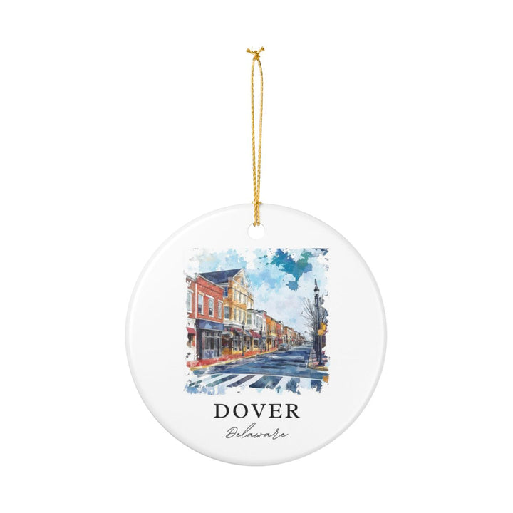 Dover Delaware Ornament: Unique Dover Delaware Souvenir, Dover Delaware Xmas Decor, and Authentic Dover Delaware Gift