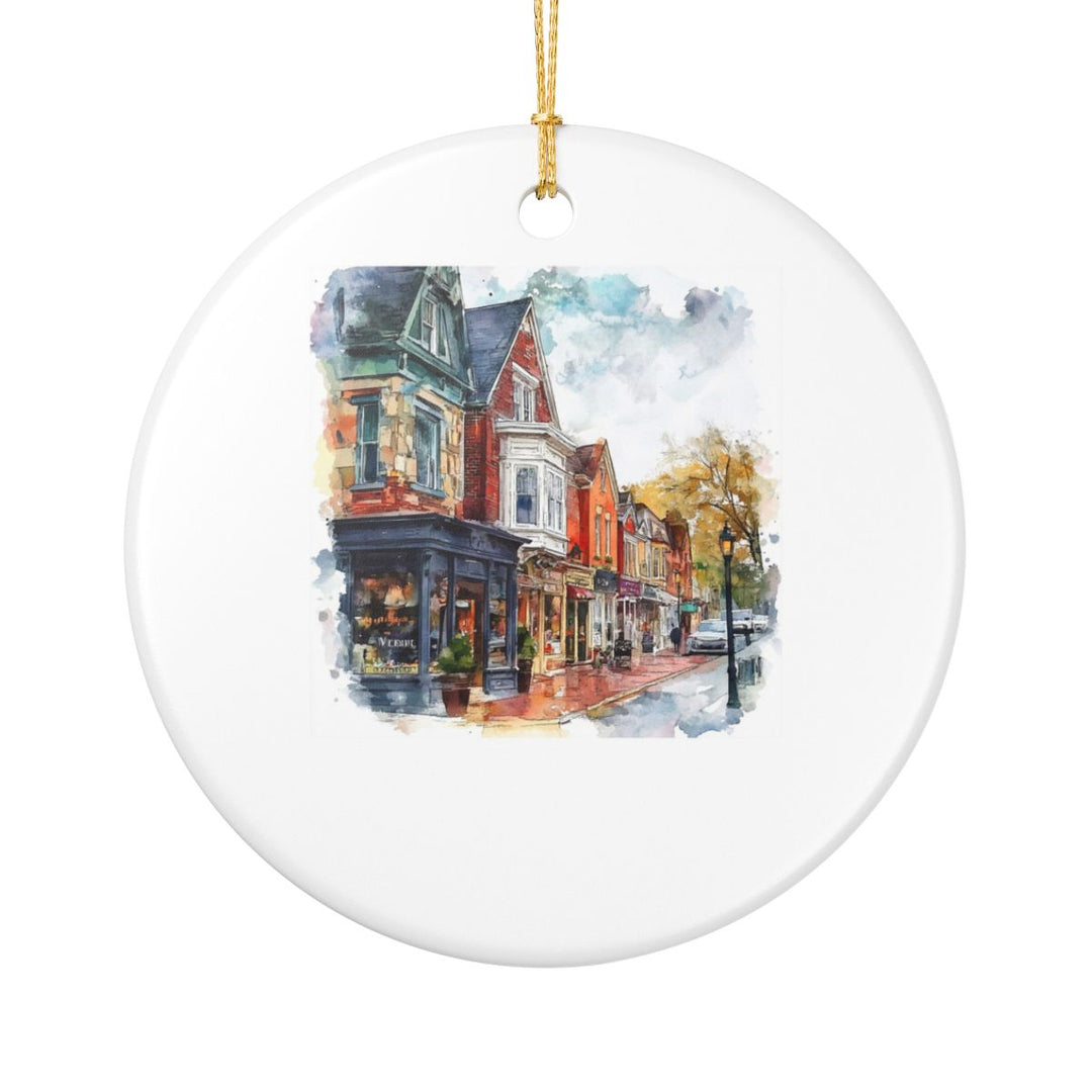 Doylestown PA USA Ornament: Unique Doylestown Souvenir, Doylestown Pennsylvania Xmas Decor, and Authentic Doylestown Gift