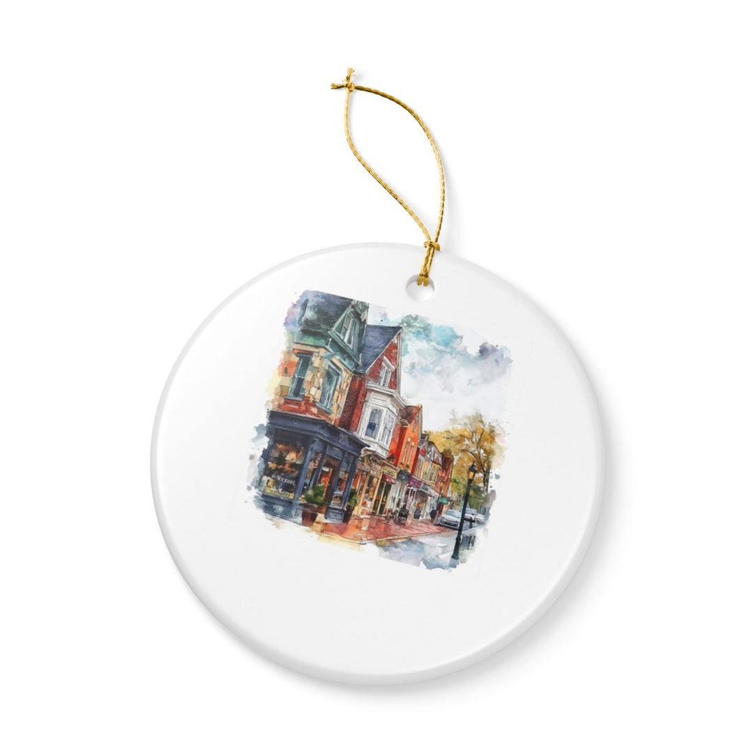 Doylestown PA USA Ornament: Unique Doylestown Souvenir, Doylestown Pennsylvania Xmas Decor, and Authentic Doylestown Gift
