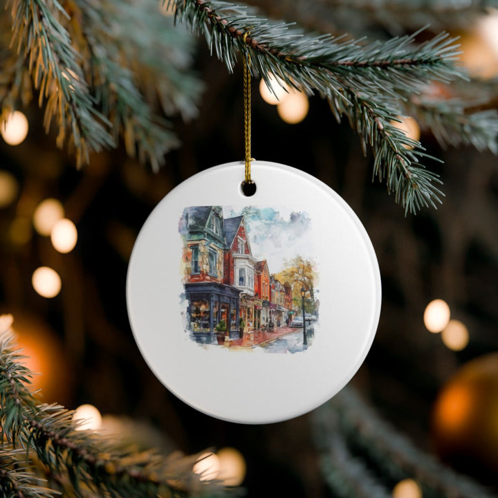 Doylestown PA USA Ornament: Unique Doylestown Souvenir, Doylestown Pennsylvania Xmas Decor, and Authentic Doylestown Gift