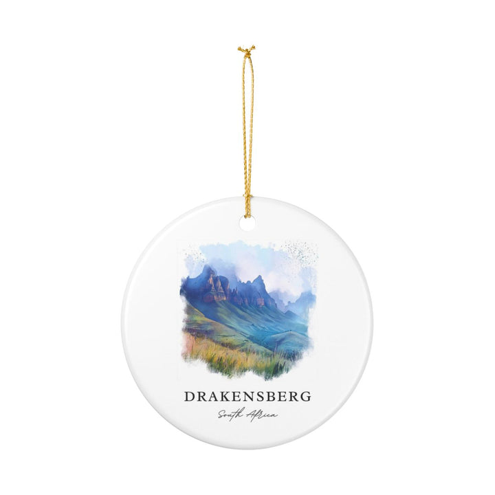 Drakensberg South Africa Ornament: Unique Drakensberg Souvenir, Drakensberg South Africa Xmas Decor, and Authentic Drakensberg Gift