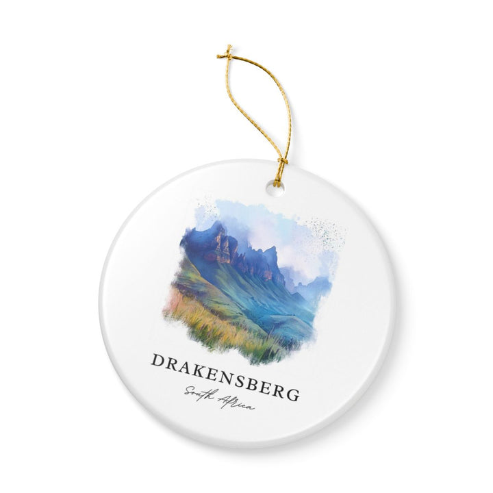 Drakensberg South Africa Ornament: Unique Drakensberg Souvenir, Drakensberg South Africa Xmas Decor, and Authentic Drakensberg Gift