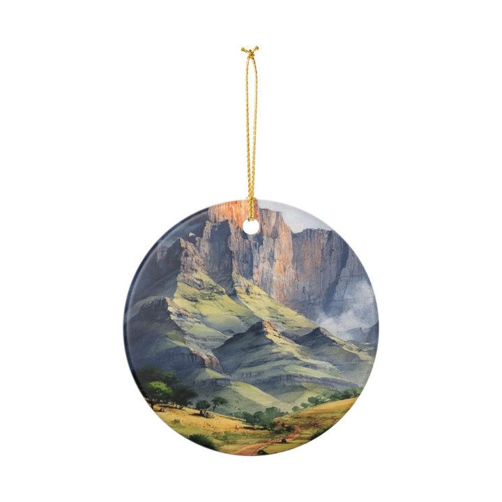 Drakensburg Lesotho Ornament: Unique Drakensburg Lesotho Souvenir, Drakensburg Lesotho Xmas Decor, and Authentic Drakensburg Lesotho Gift