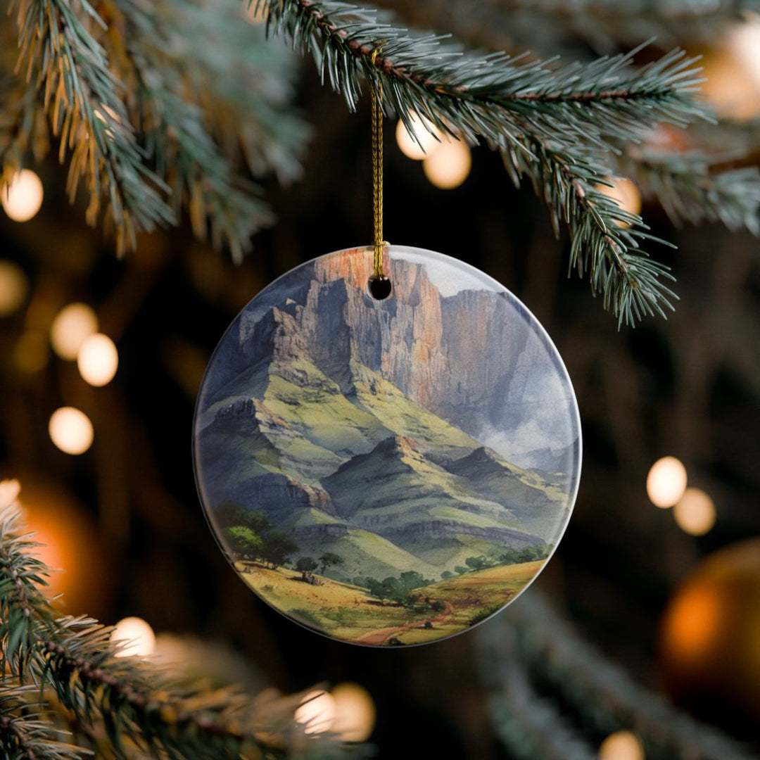 Drakensburg Lesotho Ornament: Unique Drakensburg Lesotho Souvenir, Drakensburg Lesotho Xmas Decor, and Authentic Drakensburg Lesotho Gift