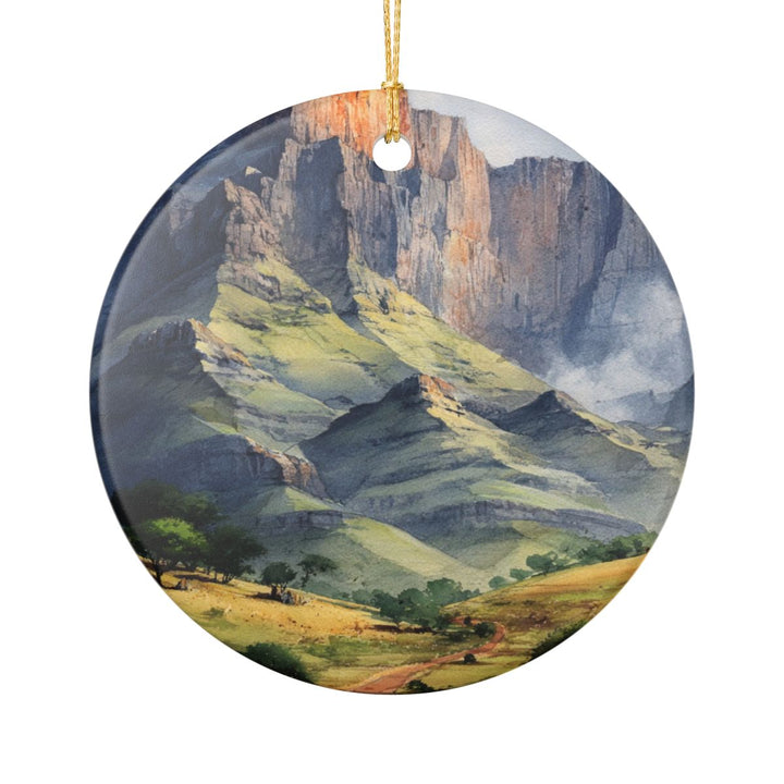 Drakensburg Lesotho Ornament: Unique Drakensburg Lesotho Souvenir, Drakensburg Lesotho Xmas Decor, and Authentic Drakensburg Lesotho Gift