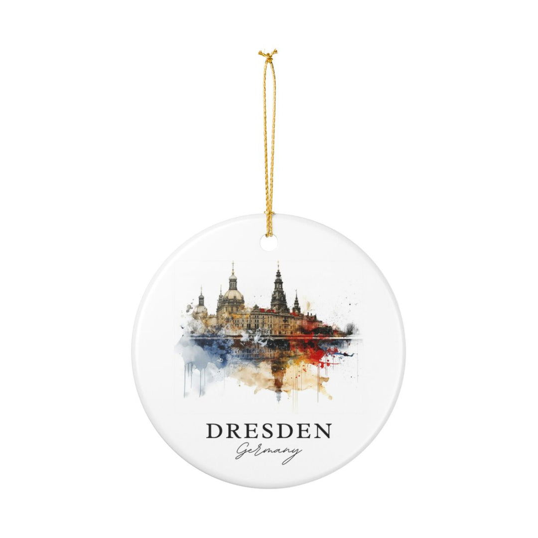 Dresden Germany Ornament: Unique Dresden Souvenir, Dresden Germany Xmas Decor, and Authentic Dresden Gift