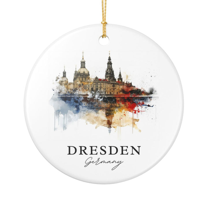 Dresden Germany Ornament: Unique Dresden Souvenir, Dresden Germany Xmas Decor, and Authentic Dresden Gift