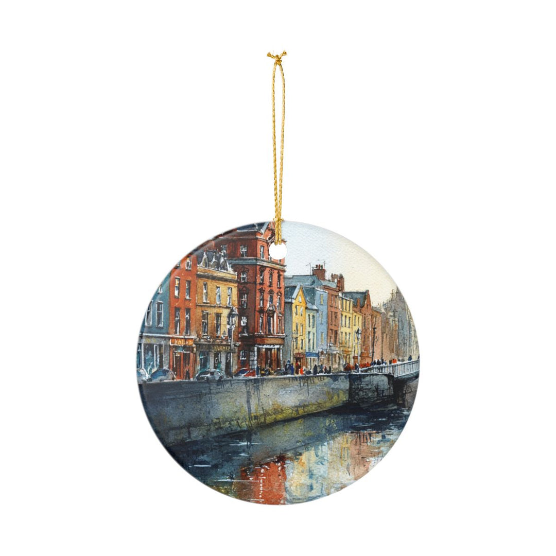 Dublin Ireland Ornament: Unique Dublin Souvenir, Dublin Ireland Xmas Decor, and Authentic Dublin Gift