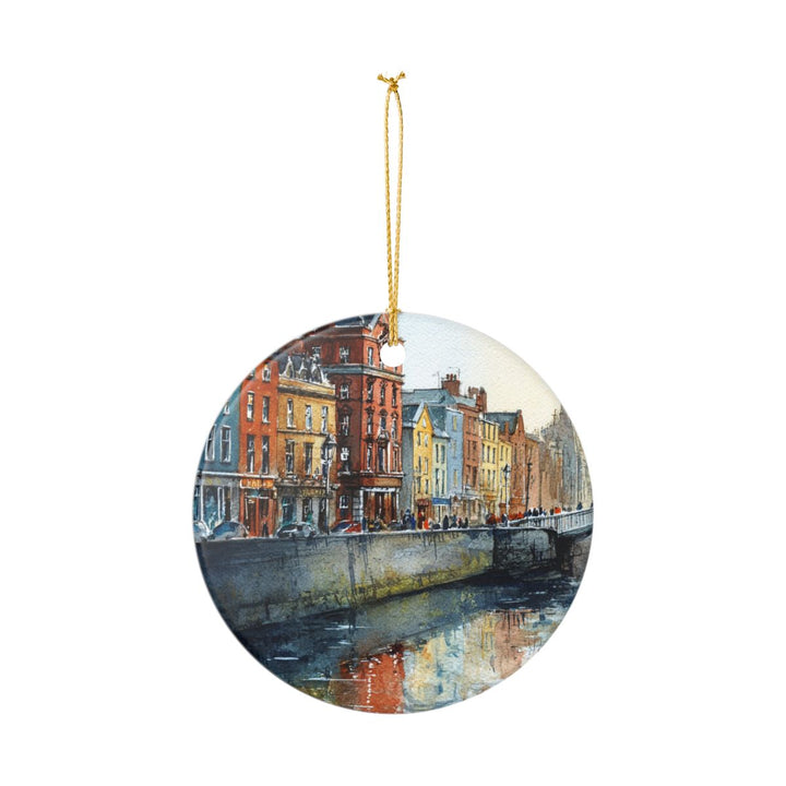 Dublin Ireland Ornament: Unique Dublin Souvenir, Dublin Ireland Xmas Decor, and Authentic Dublin Gift