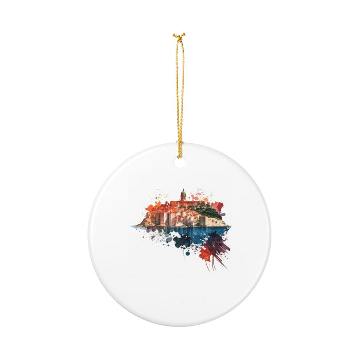 Dubrovnik Croatia Ornament: Unique Dubrovnik Souvenir, Dubrovnik Croatia Xmas Decor, and Authentic Dubrovnik Gift