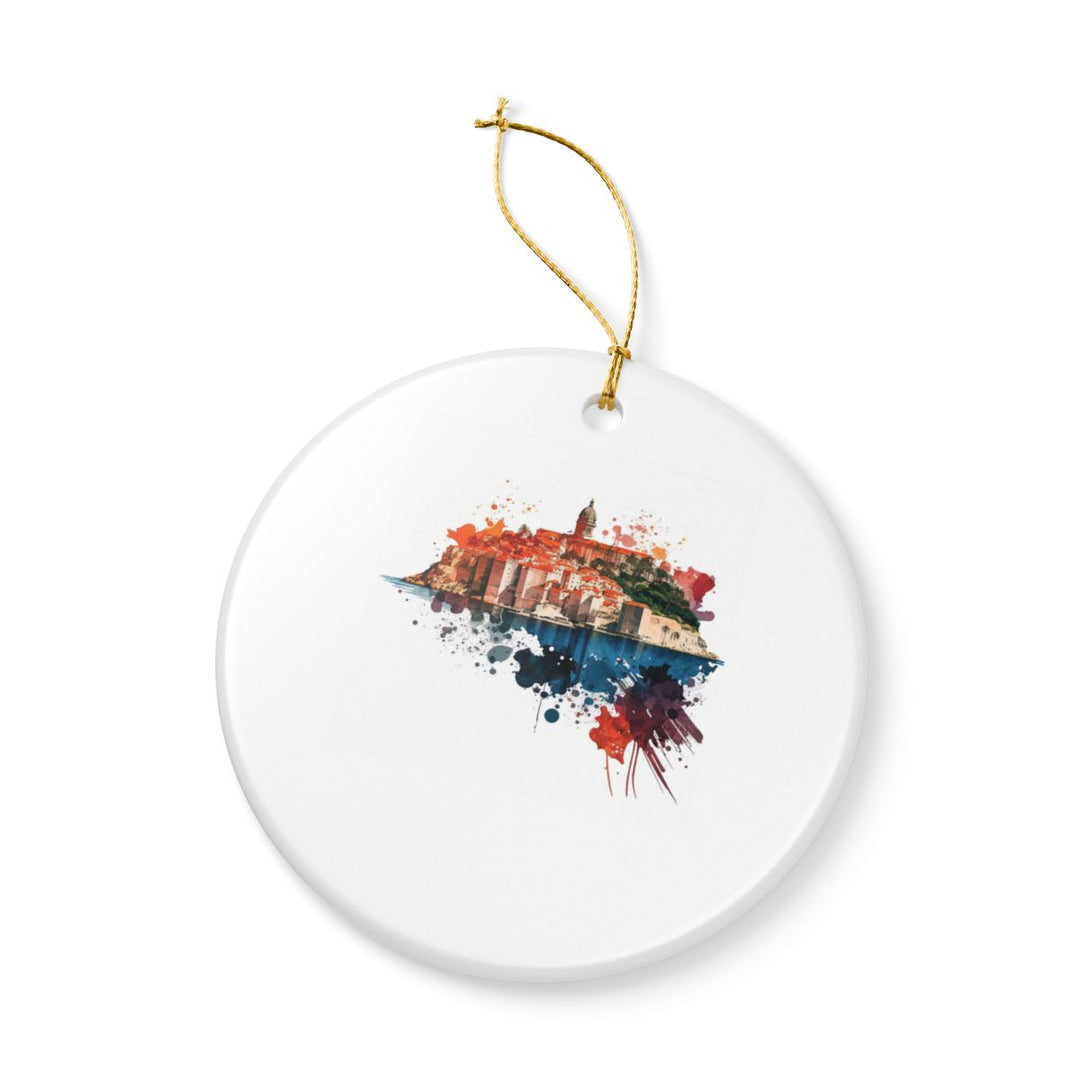 Dubrovnik Croatia Ornament: Unique Dubrovnik Souvenir, Dubrovnik Croatia Xmas Decor, and Authentic Dubrovnik Gift