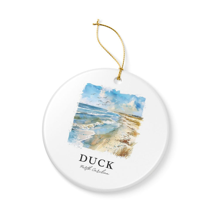 Duck North Carolina Ornament: Unique Duck Souvenir, Duck North Carolina Xmas Decor, and Authentic Duck Gift