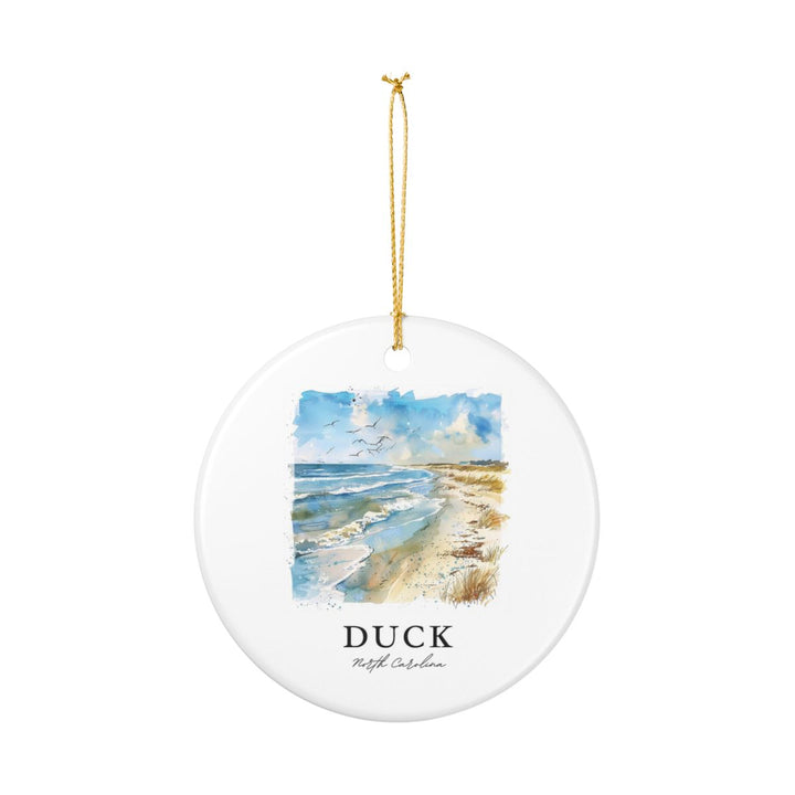 Duck North Carolina Ornament: Unique Duck Souvenir, Duck North Carolina Xmas Decor, and Authentic Duck Gift