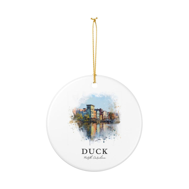 Duck North Carolina Ornament: Unique Duck Souvenir, Duck North Carolina Xmas Decor, and Authentic Duck Gift