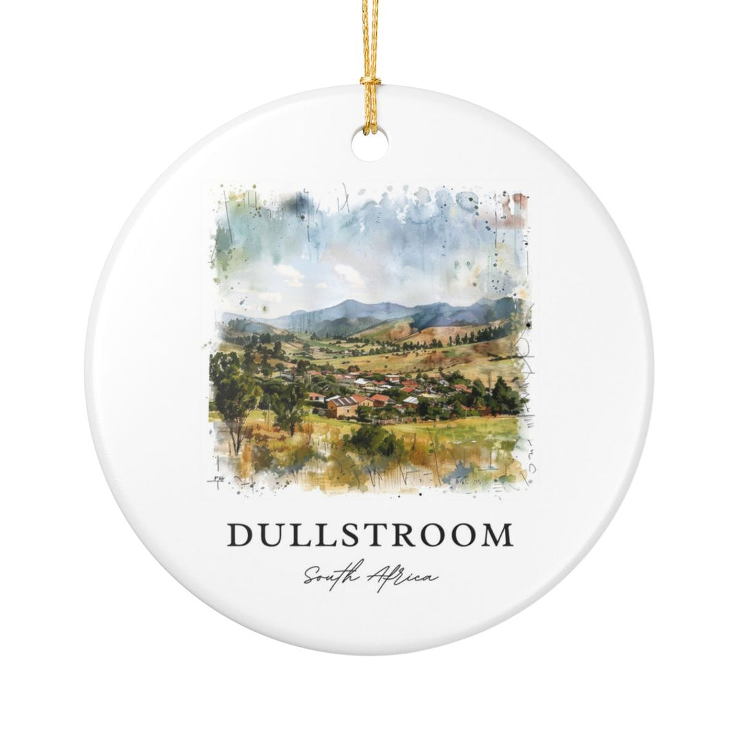 Dullstroom South Africa Ornament: Unique Dullstroom Souvenir, Dullstroom South Africa Xmas Decor, and Authentic Dullstroom Gift