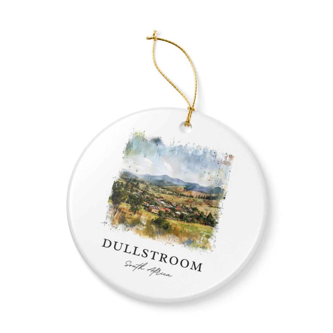 Dullstroom South Africa Ornament: Unique Dullstroom Souvenir, Dullstroom South Africa Xmas Decor, and Authentic Dullstroom Gift