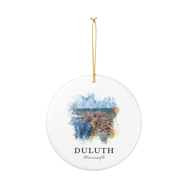 Duluth MN Ornament: Unique Duluth Souvenir, Duluth Minnesota Xmas Decor, and Authentic Duluth Gift