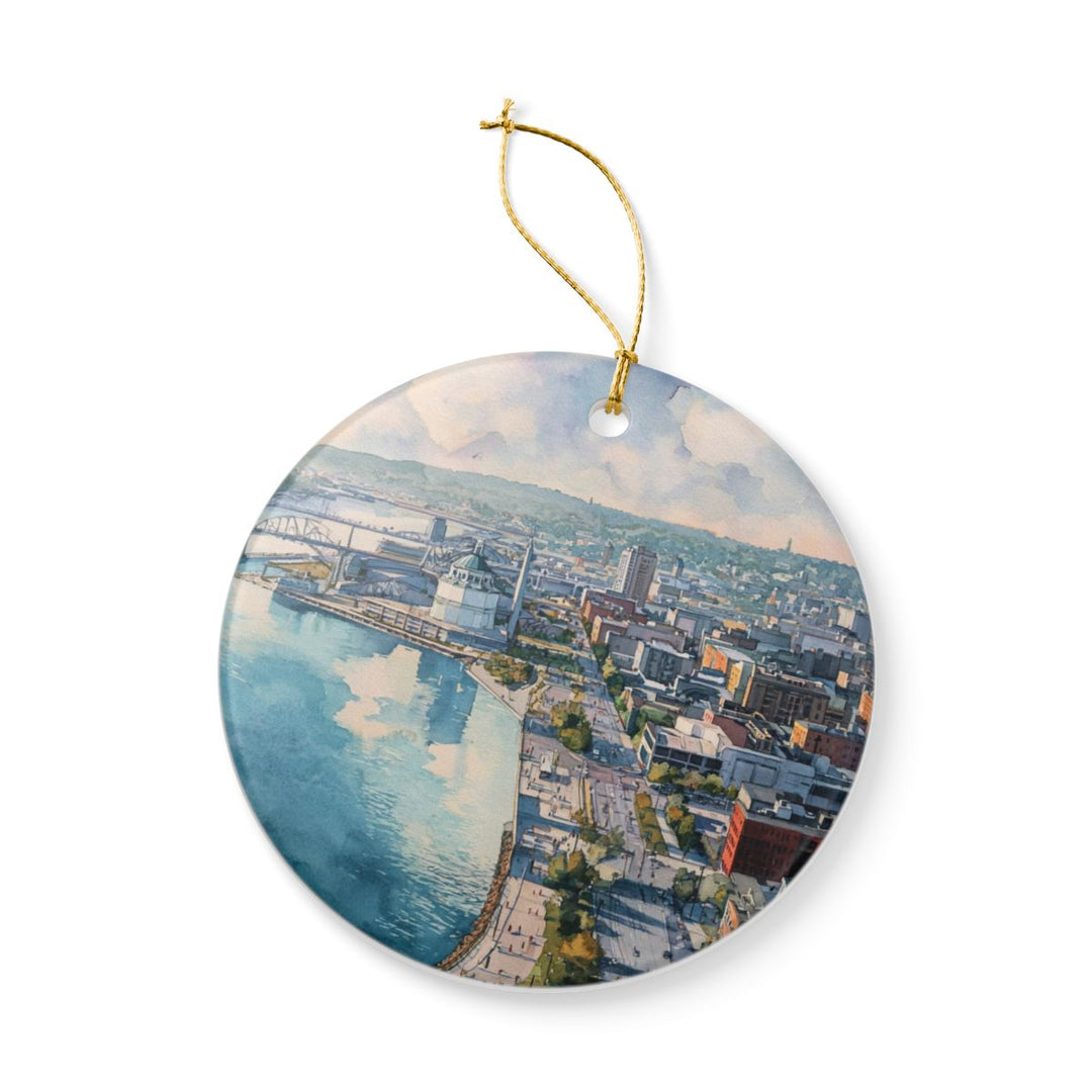 Duluth Minnesota Ornament: Unique Duluth Souvenir, Duluth Minnesota Xmas Decor, and Authentic Duluth Gift