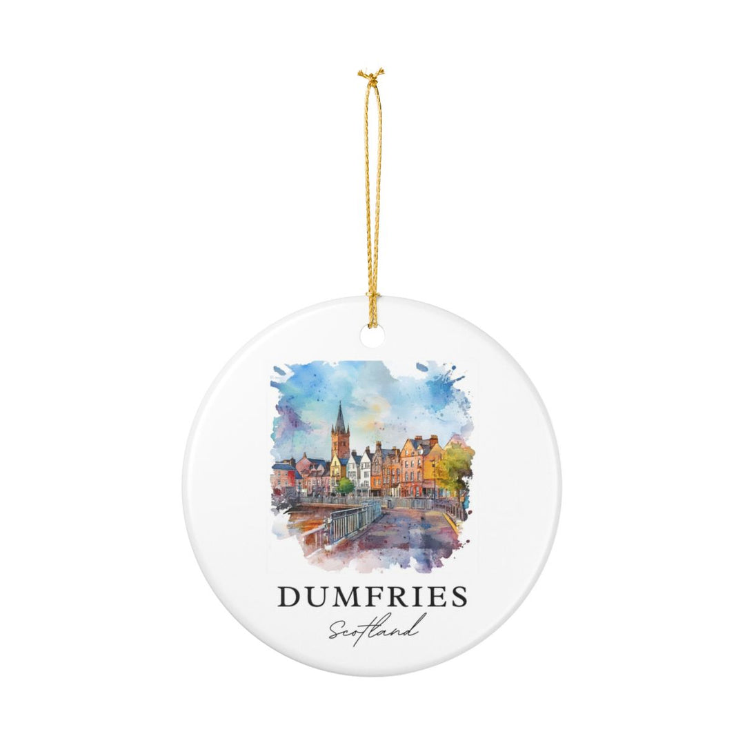 Dumfries Scotland Ornament: Unique Dumfries Souvenir, Dumfries Scotland Xmas Decor, and Authentic Dumfries Gift