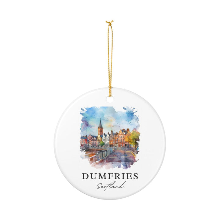 Dumfries Scotland Ornament: Unique Dumfries Souvenir, Dumfries Scotland Xmas Decor, and Authentic Dumfries Gift