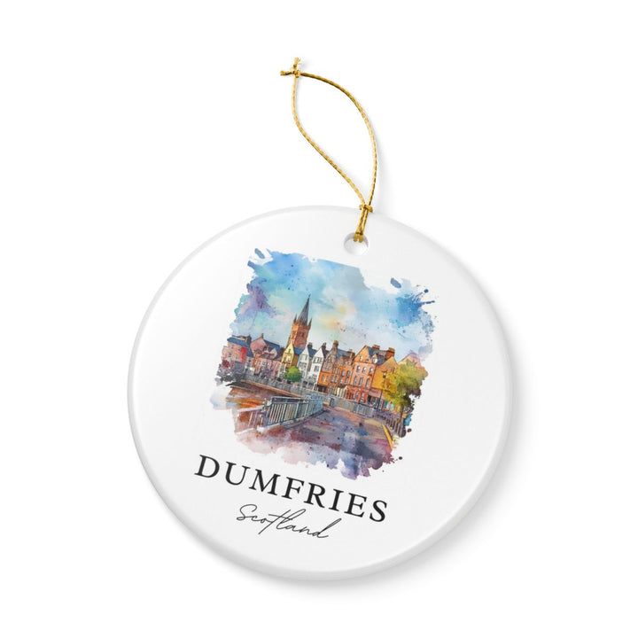 Dumfries Scotland Ornament: Unique Dumfries Souvenir, Dumfries Scotland Xmas Decor, and Authentic Dumfries Gift