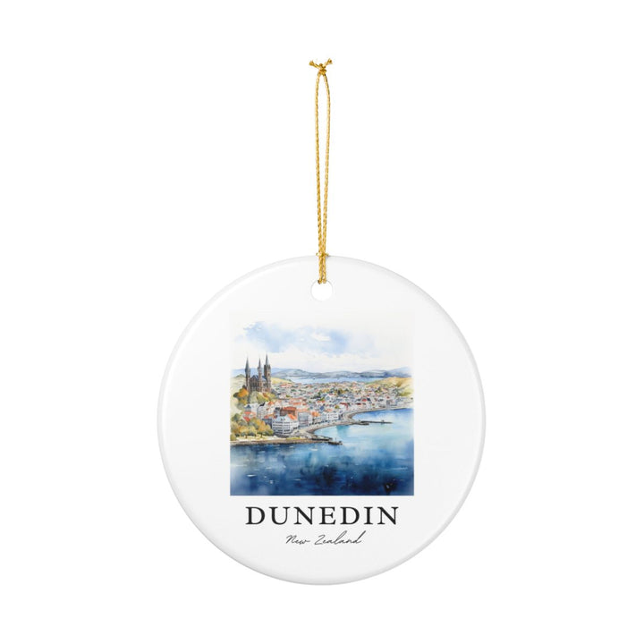 Dunedin New Zealand Ornament: Unique Dunedin Souvenir, Dunedin New Zealand Xmas Decor, and Authentic Dunedin Gift