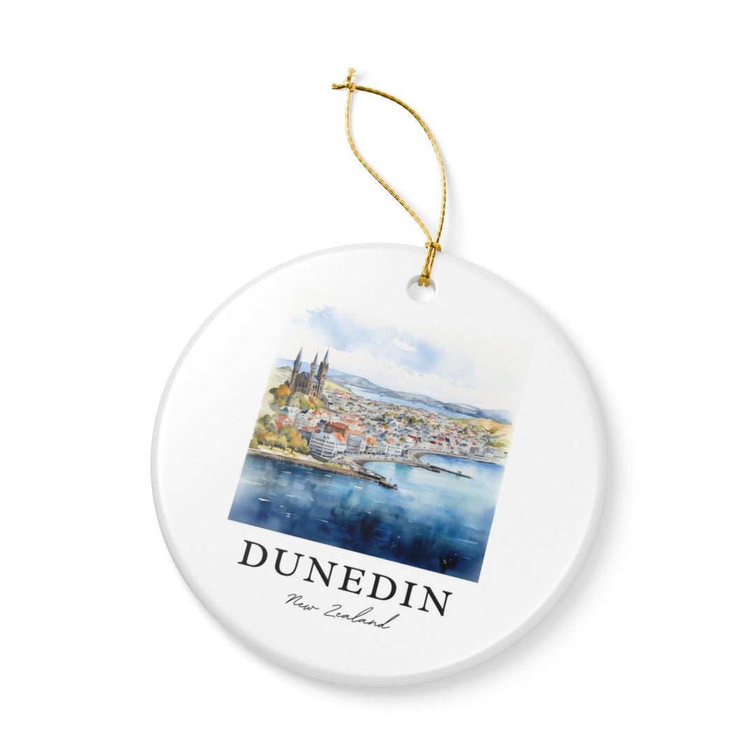 Dunedin New Zealand Ornament: Unique Dunedin Souvenir, Dunedin New Zealand Xmas Decor, and Authentic Dunedin Gift