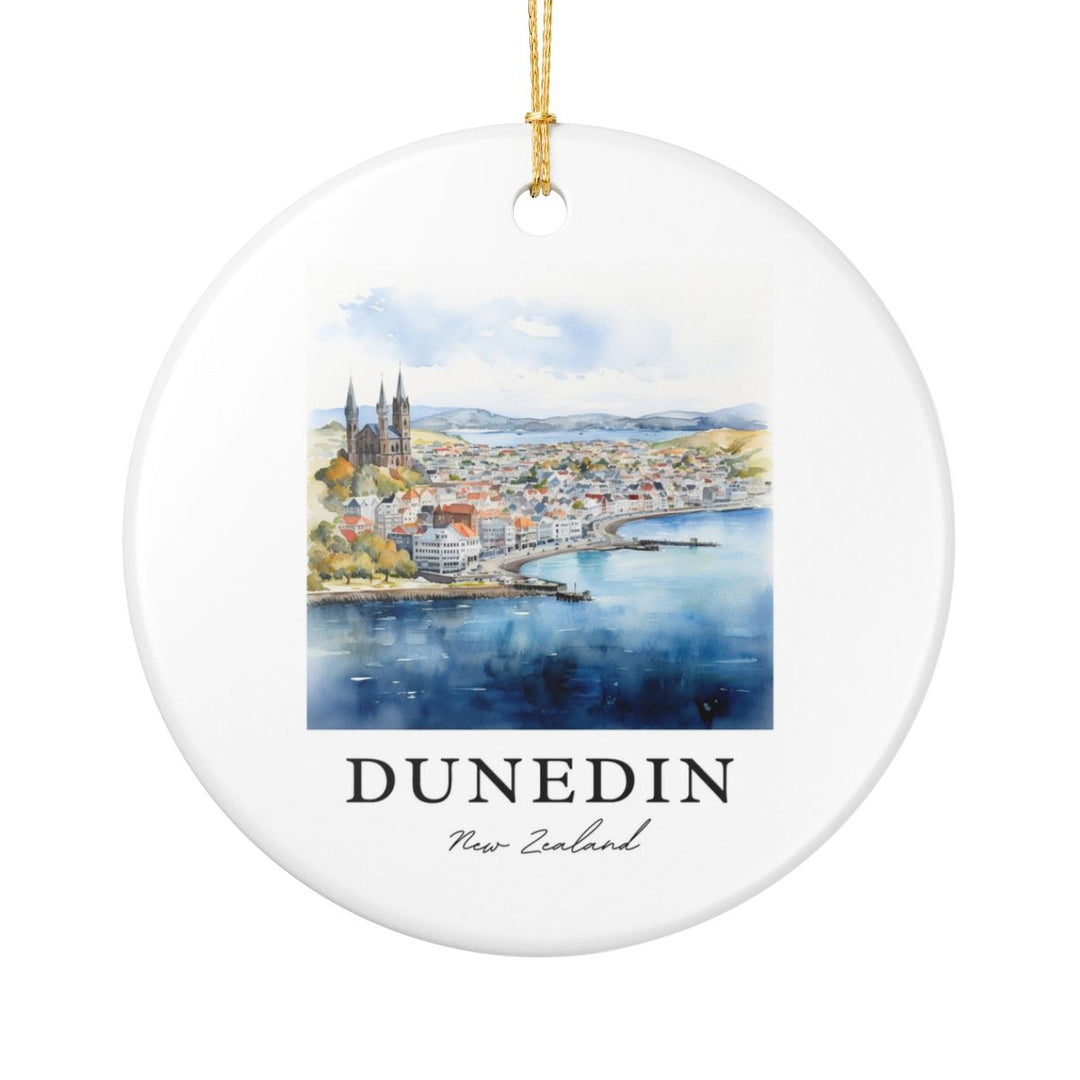Dunedin New Zealand Ornament: Unique Dunedin Souvenir, Dunedin New Zealand Xmas Decor, and Authentic Dunedin Gift