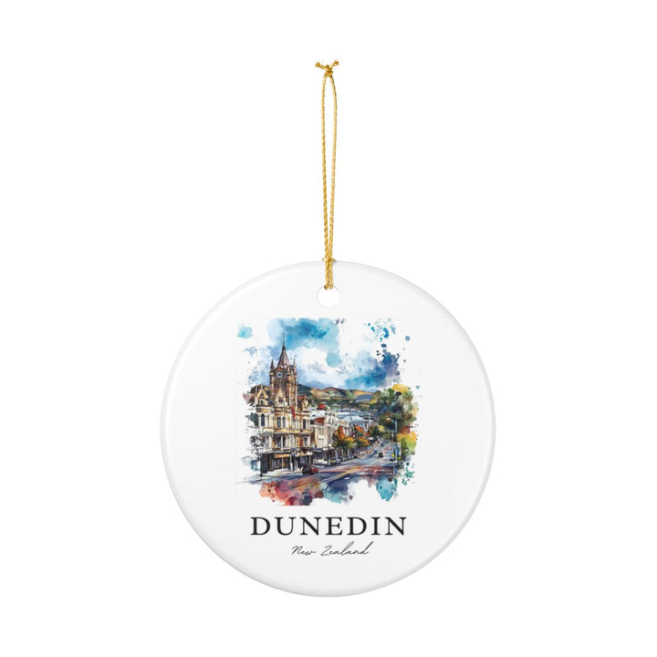 Dunedin New Zealand Ornament: Unique Dunedin Souvenir, Dunedin New Zealand Xmas Decor, and Authentic Dunedin Gift