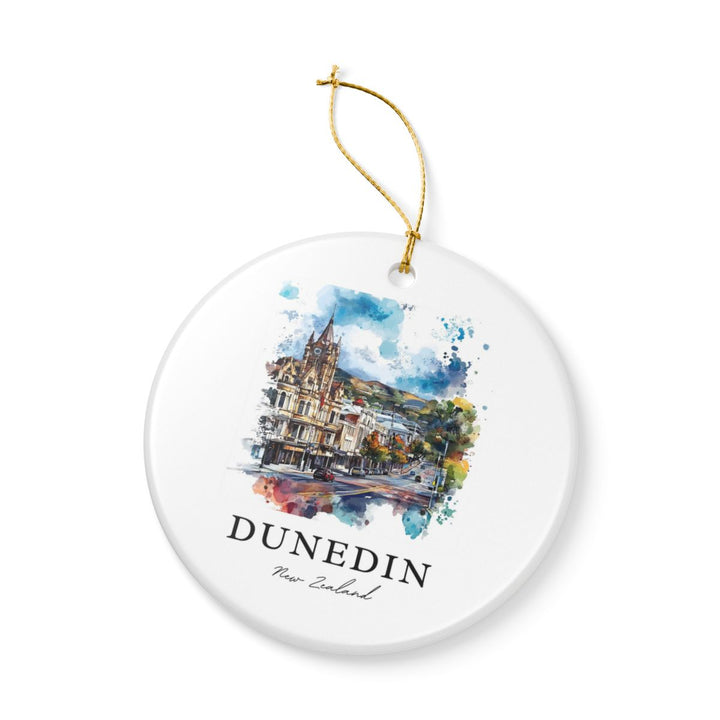 Dunedin New Zealand Ornament: Unique Dunedin Souvenir, Dunedin New Zealand Xmas Decor, and Authentic Dunedin Gift
