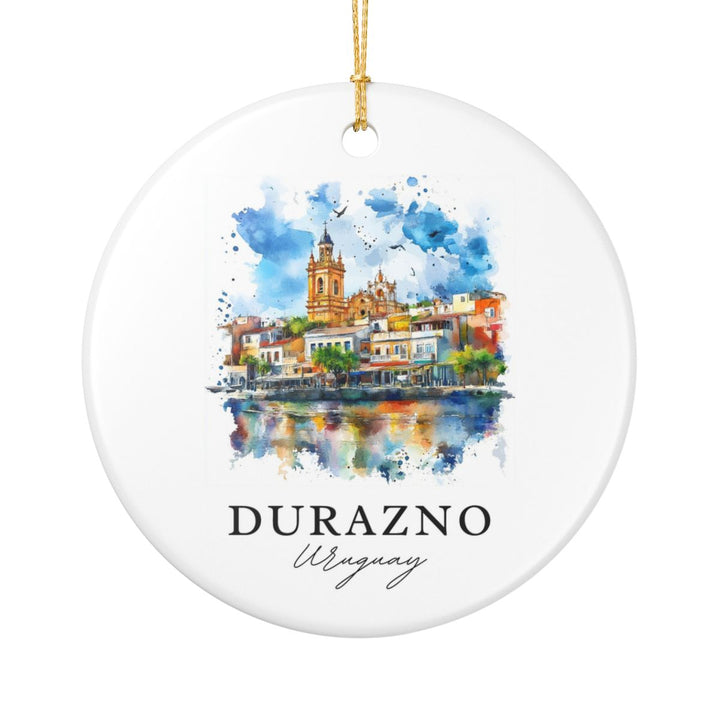 Durazno Uruguay Ornament: Unique Durazno Uruguay Souvenir, Durazno Uruguay Xmas Decor, and Authentic Durazno Uruguay Gift