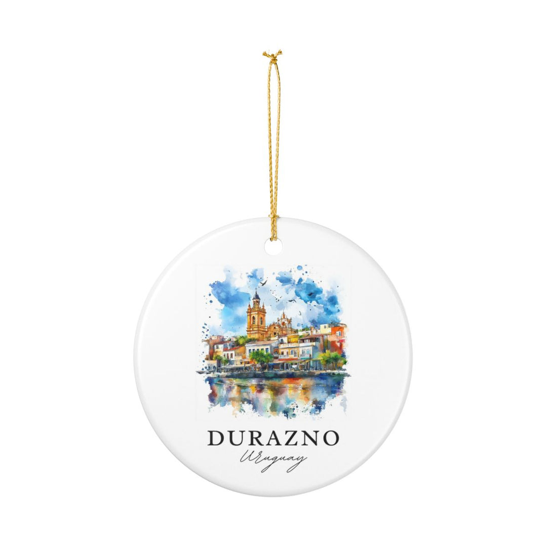 Durazno Uruguay Ornament: Unique Durazno Uruguay Souvenir, Durazno Uruguay Xmas Decor, and Authentic Durazno Uruguay Gift