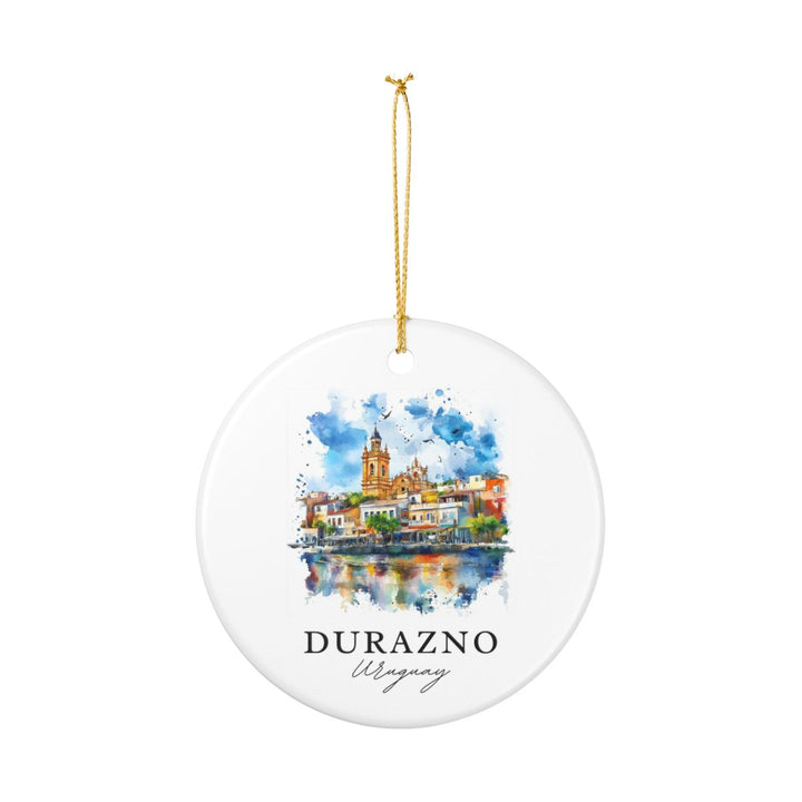 Durazno Uruguay Ornament: Unique Durazno Uruguay Souvenir, Durazno Uruguay Xmas Decor, and Authentic Durazno Uruguay Gift
