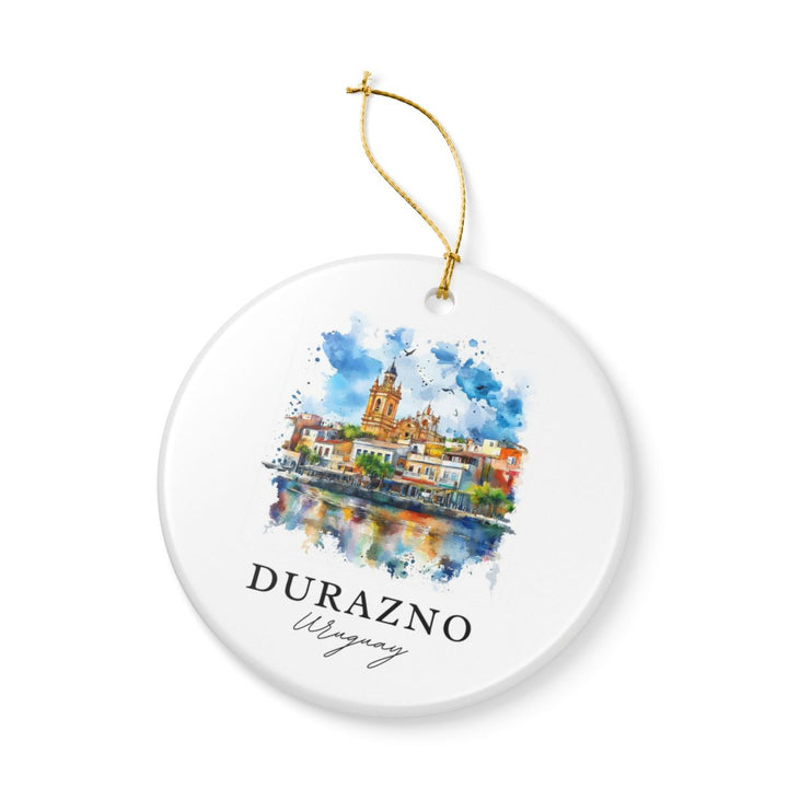 Durazno Uruguay Ornament: Unique Durazno Uruguay Souvenir, Durazno Uruguay Xmas Decor, and Authentic Durazno Uruguay Gift