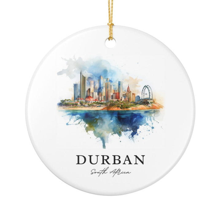 Durban South Africa Ornament: Unique Durban Souvenir, Durban South Africa Xmas Decor, and Authentic Durban Gift