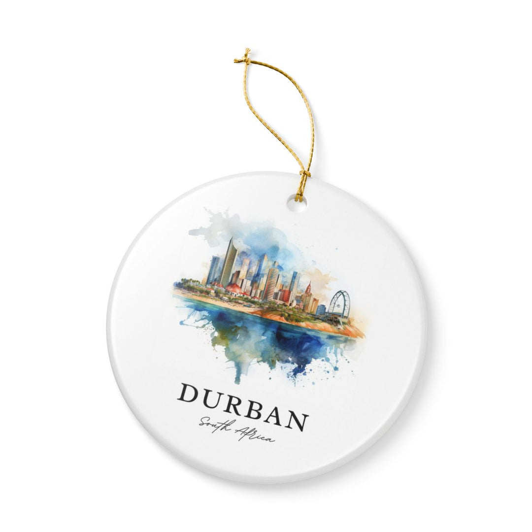 Durban South Africa Ornament: Unique Durban Souvenir, Durban South Africa Xmas Decor, and Authentic Durban Gift