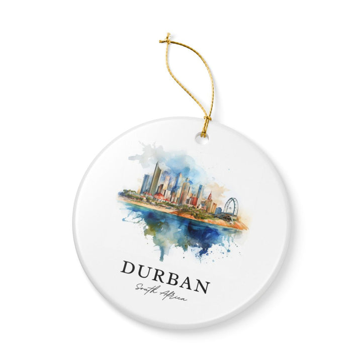Durban South Africa Ornament: Unique Durban Souvenir, Durban South Africa Xmas Decor, and Authentic Durban Gift