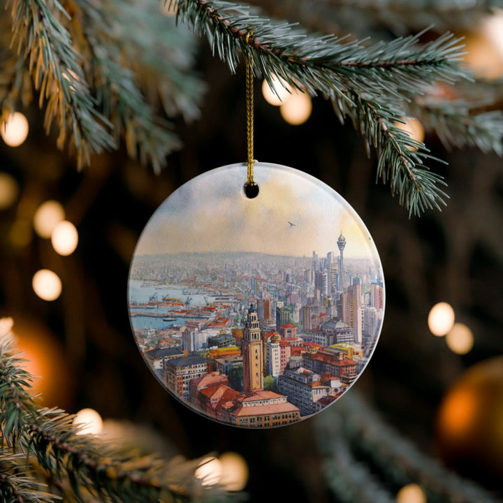 Durban South Africa Ornament: Unique Durban Souvenir, Durban South Africa Xmas Decor, and Authentic Durban Gift
