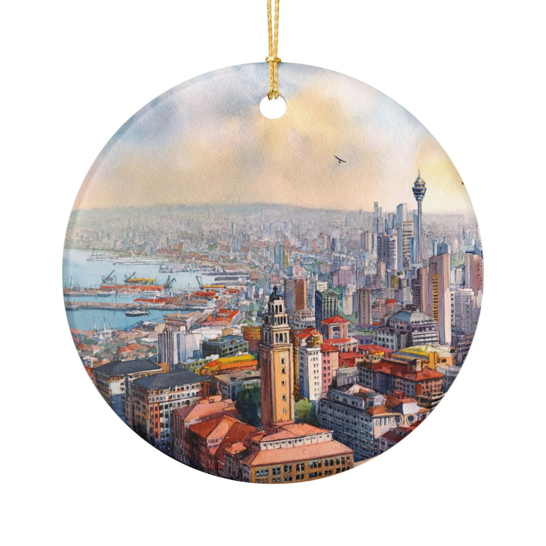 Durban South Africa Ornament: Unique Durban Souvenir, Durban South Africa Xmas Decor, and Authentic Durban Gift