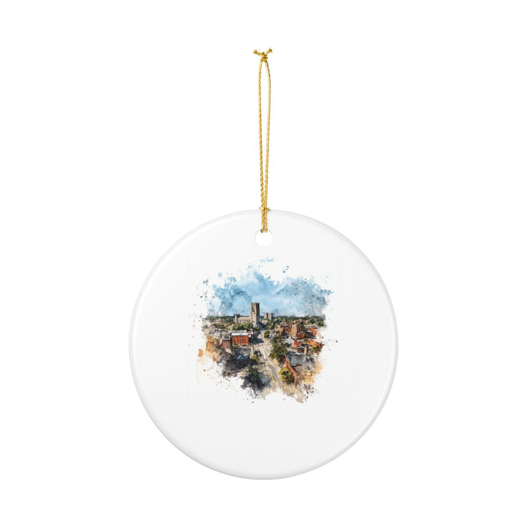 Durham North Carolina Ornament: Unique Durham Souvenir, Durham North Carolina Xmas Decor, and Authentic Durham Gift