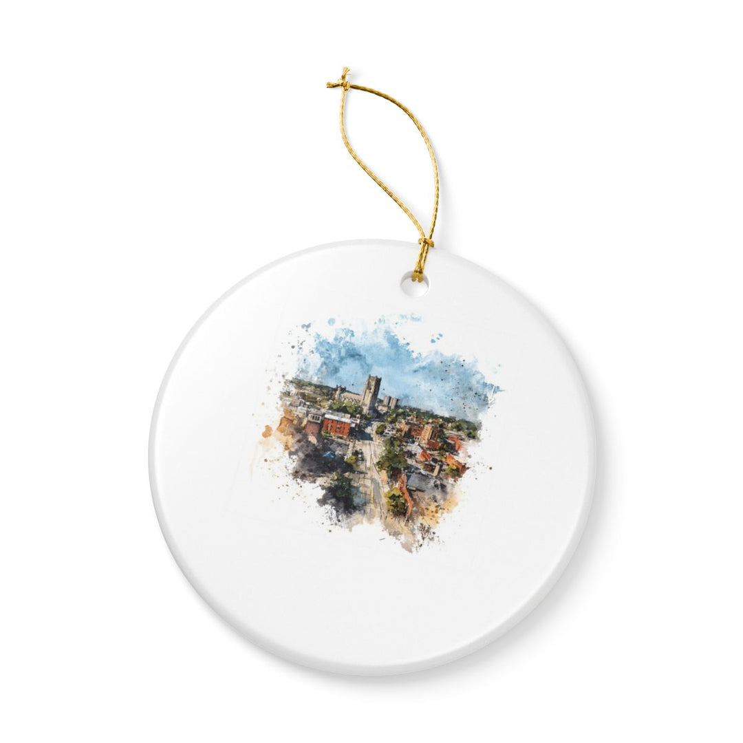 Durham North Carolina Ornament: Unique Durham Souvenir, Durham North Carolina Xmas Decor, and Authentic Durham Gift