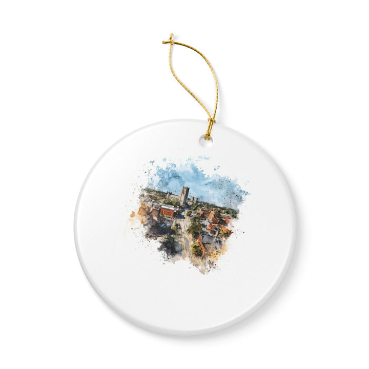 Durham North Carolina Ornament: Unique Durham Souvenir, Durham North Carolina Xmas Decor, and Authentic Durham Gift