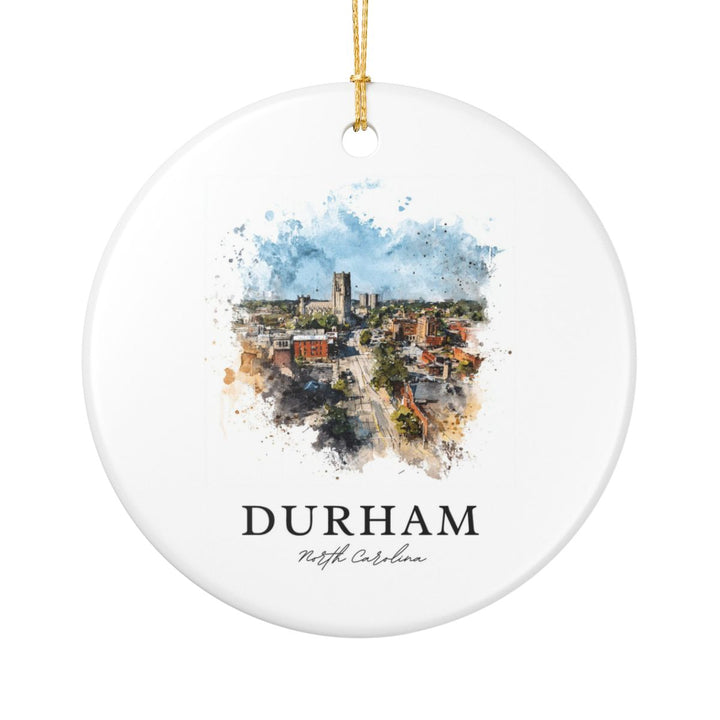Durham North Carolina Ornament | Christmas Travel Souvenir Gift